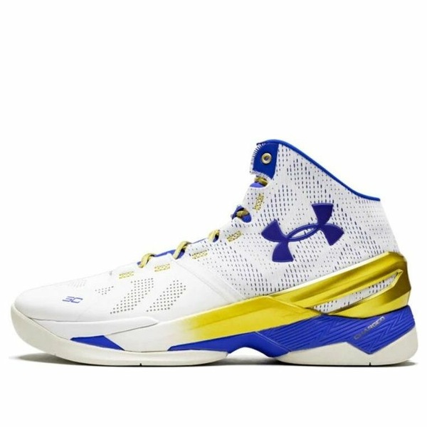 Under Armour アンダーアーマー メンズ スニーカー 【Under Armour Curry 2 \u0027Gold Rings White Gold\u0027 1259007-107】  大きさ US_12(30.0糎)