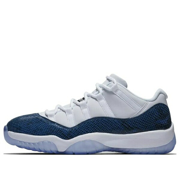 Jordan ジョーダン メンズ スニーカー 【Air Jordan 11 Retro Low 'Navy Snakeskin' 2019 CD6846-102】 サイズ US_7.5(25.5cm)|asty