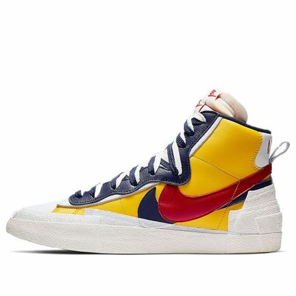 Nike ナイキ メンズ スニーカー 【Nike x sacai Blazer Mid \u0027Maize Navy\u0027 BV0072-700】  大きさ US_6.5(24.5糎)