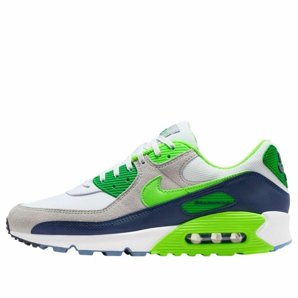 Nike ナイキ メンズ スニーカー エア湖マックス 【Nike Air Max 90 \u0027Seattle Seahawks\u0027 II7534-100】  大きさ US_9(27.0糎)