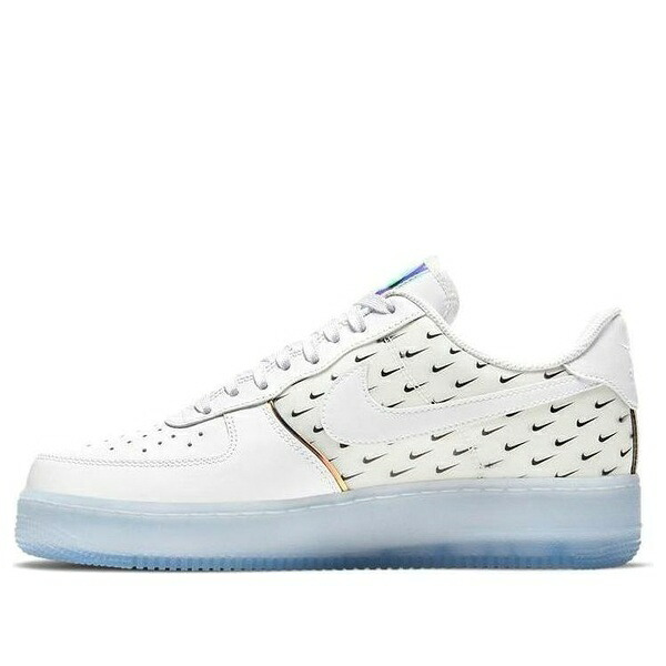 Nike ナイキ メンズ スニーカー 空軍 【Nike Air Force 1 \u002707 Premium \u0027Swoosh Pattern\u0027 CK7804-100】  大きさ US_10.5(28.5糎)