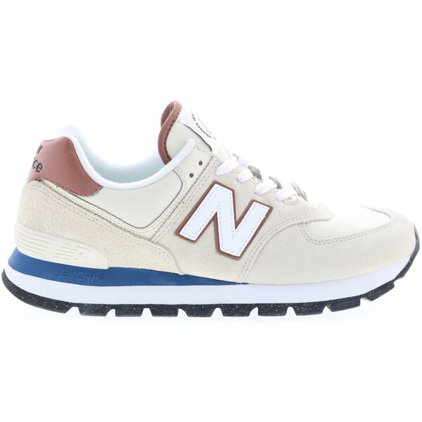 New Balance ニューバランス メンズ スニーカー 【New Balance 574 Rugged Rugged White Brown】 サイズ US_M_13 Rugged White/Brown｜asty