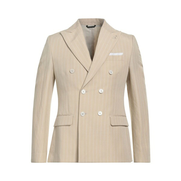 【貨物輸送無料】 ダニエレ アレッサンドリー二 メンズ 上衣＆上衣 アウター Blazers Beige メンズファッション-コート・ジャケット