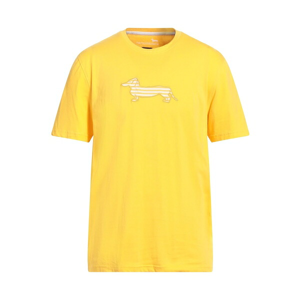 【送料無料】 ハーモント & ブレイン メンズ Tシャツ トップス T-shirts Yellow