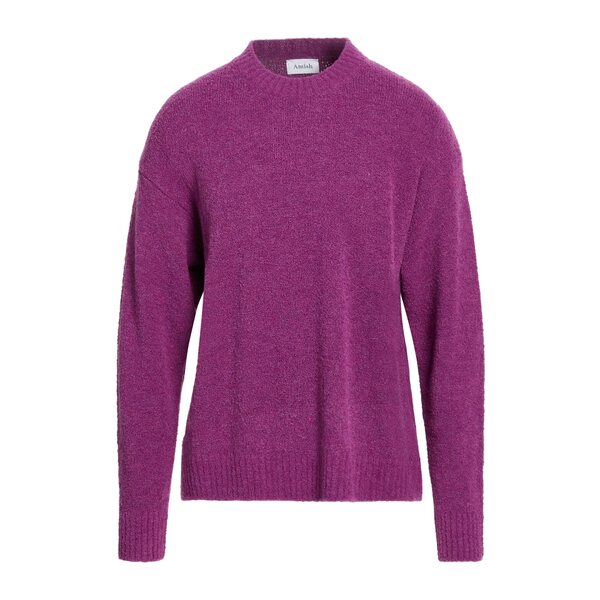 【貨物輸送無料】 アミッシュ メンズ 編み物\u0026プルオーバー アウター Sweaters Purple