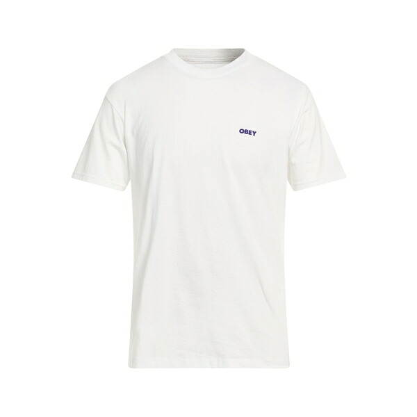 【送料無料】 オベイ メンズ Tシャツ トップス T-shirts White