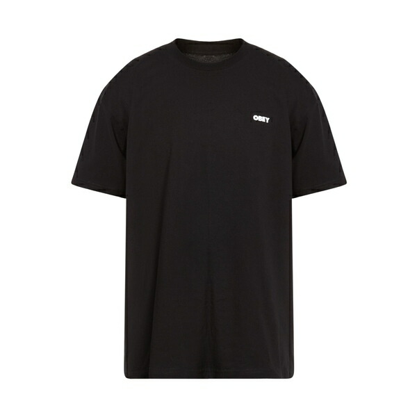 【送料無料】 オベイ メンズ Tシャツ トップス T-shirts Black