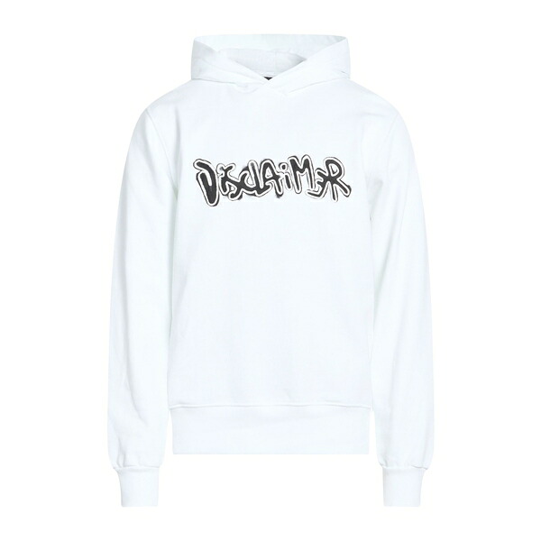 【送料無料】 ディスクレイマー メンズ パーカー・スウェットシャツ アウター Sweatshirts White
