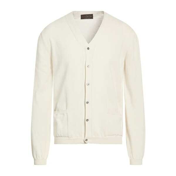【送料無料】 ファブリツィオ デル カルロ メンズ カーディガン アウター Cardigans White 38,870円
