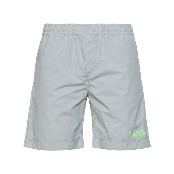 【送料無料】 エムエスジイエム メンズ カジュアルパンツ ボトムス Shorts & Bermuda Shorts Grey