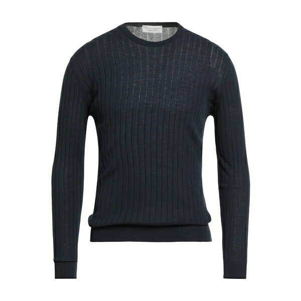 【貨物輸送無料】 フィリッポ デ ラウレンティス メンズ 編み物\u0026プルオーバー アウター Sweaters Blue