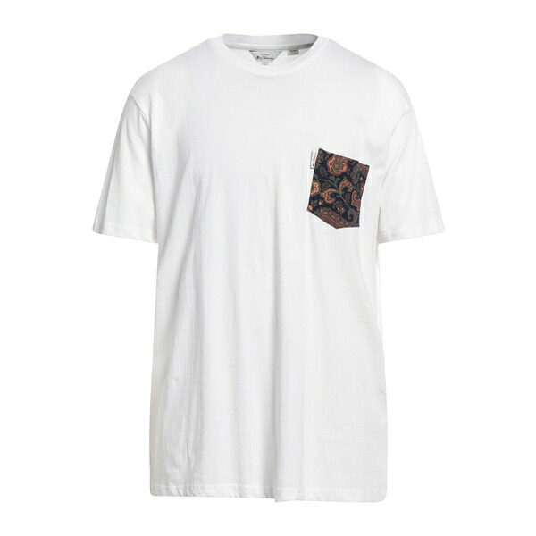 【送料無料】 ベンシャーマン メンズ Tシャツ トップス T-shirts White