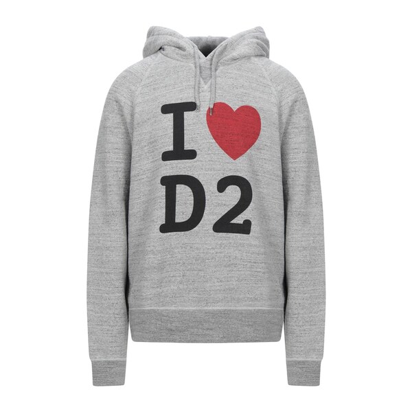 【送料無料】 ディースクエアード メンズ パーカー・スウェットシャツ アウター Sweatshirts Grey