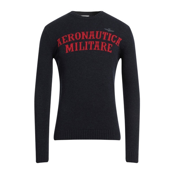 【送料無料】 アエロナウティカ ミリターレ メンズ ニット&セーター アウター Sweaters Blue