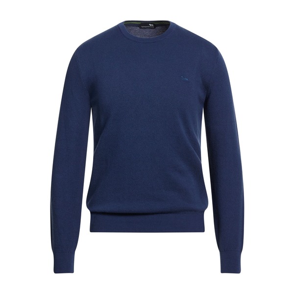 【貨物輸送無料】 ハーモント \u0026 知恵袋 メンズ 編み物\u0026プルオーバー アウター Sweaters Blue