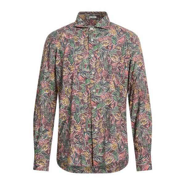【送料無料】 カミセッタスノーブ メンズ シャツ トップス Shirts Brown