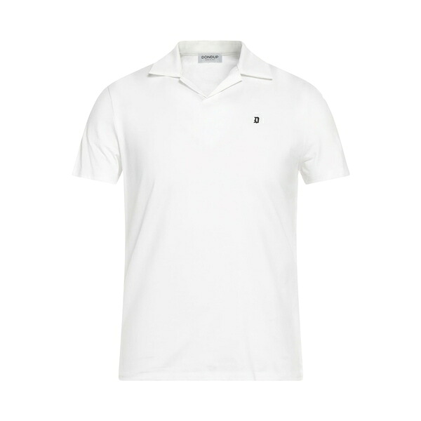 【送料無料】 ドンダップ メンズ Tシャツ トップス Polo shirts White