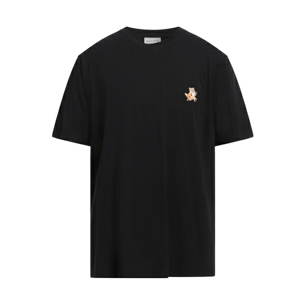 【送料無料】 メゾン キツネ メンズ Tシャツ トップス T-shirts Black