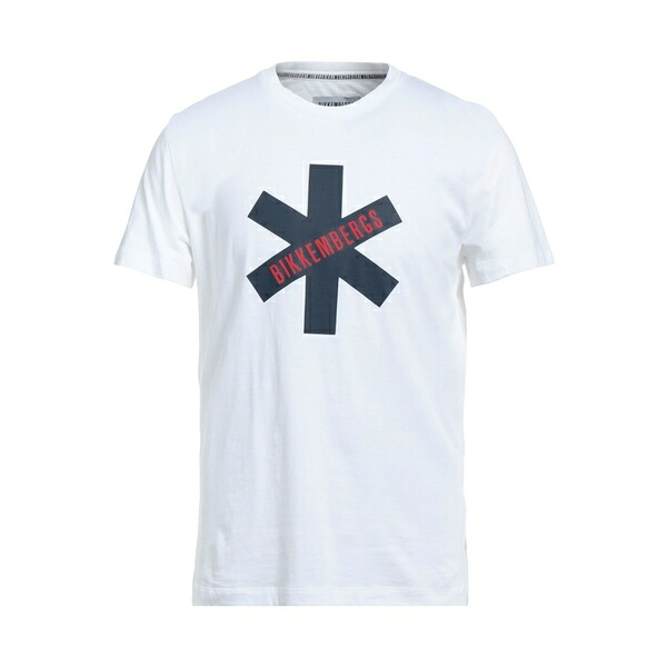 【送料無料】 ビッケンバーグス メンズ Tシャツ トップス T-shirts White