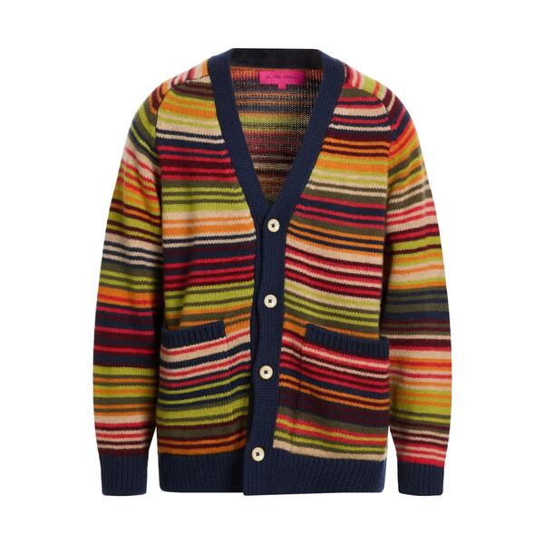 【送料無料】 ザ・エルダー・ステーツマン メンズ ニット&セーター アウター Cardigans Green