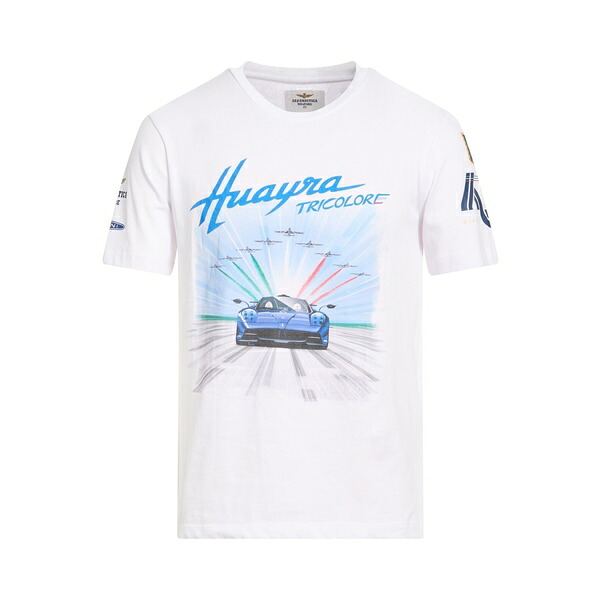 【送料無料】 アエロナウティカ ミリターレ メンズ Tシャツ トップス T-shirts White
