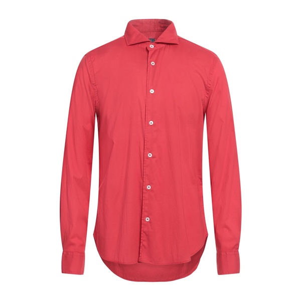 【貨物輸送無料】 フェデーリ メンズ プルオーバー トップス Shirts Red トップス-メンズファッション-カジュアルシャツ