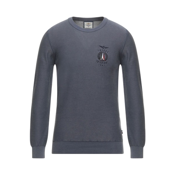 【貨物輸送無料】 アエロナウティカ ミリターレ メンズ 編み物\u0026スウェーター アウター Sweaters Blue