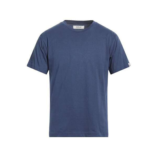【送料無料】 リプレイ メンズ Tシャツ トップス T-shirts Blue