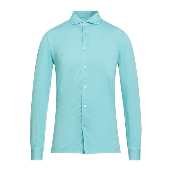 【送料無料】 フェデーリ メンズ シャツ トップス Shirts Azure