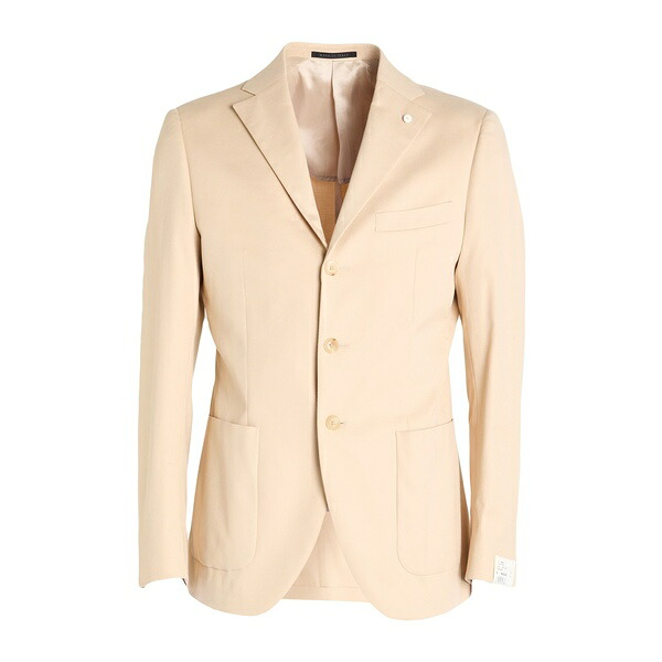 【送料無料】 ルイジ・ビアンキ・マントヴァ メンズ ジャケット&ブルゾン アウター Blazers Beige|asty