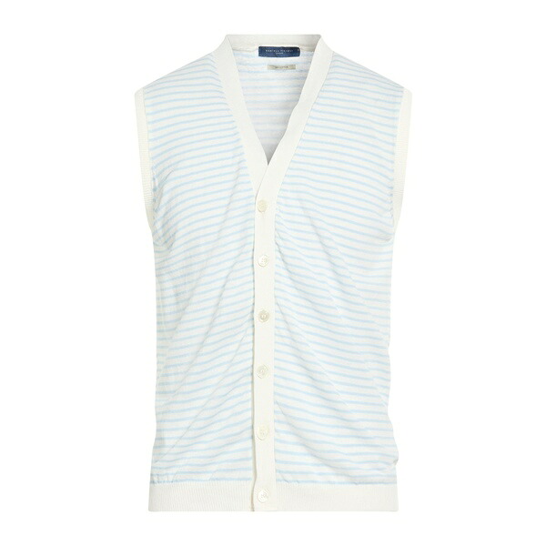 【貨物輸送無料】 ダニエル フィエゾリ メンズ ジレー アウター Cardigans Azure