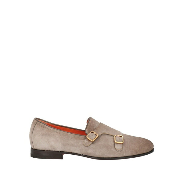 【送料無料】 サントーニ メンズ スリッポン・ローファー シューズ Loafers Grey|asty