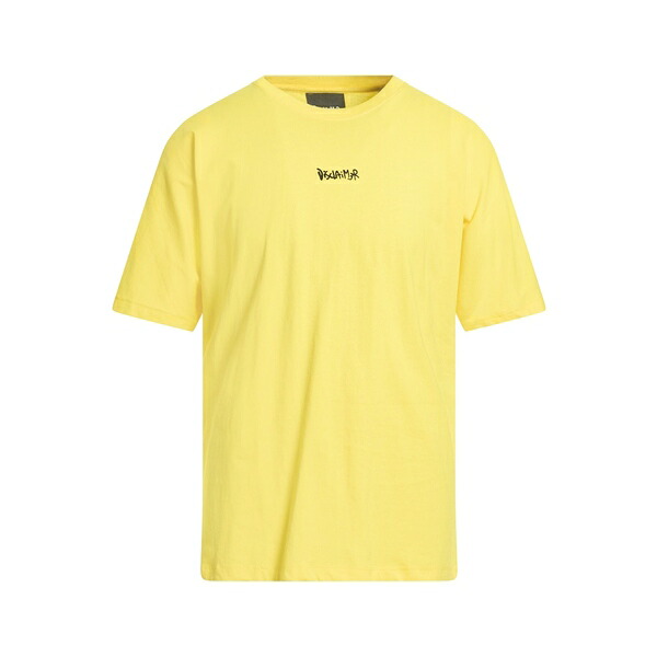 【送料無料】 ディスクレイマー メンズ Tシャツ トップス T-shirts Yellow