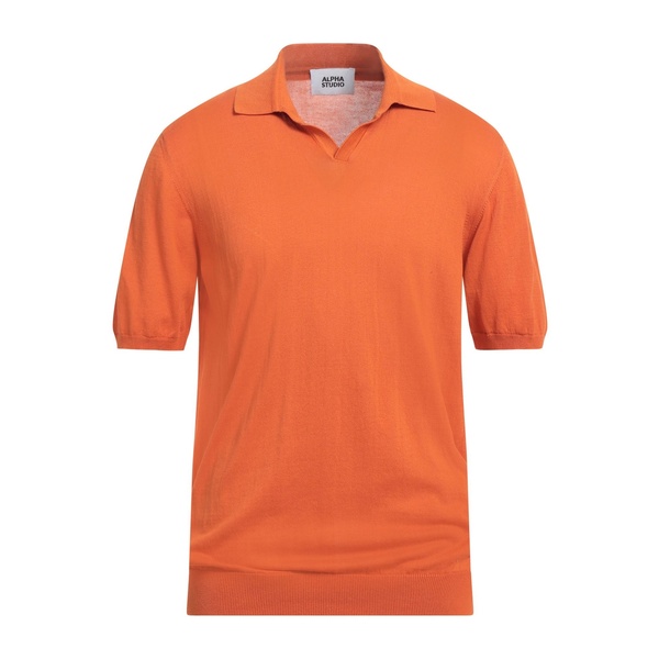 【貨物輸送無料】 アルファス テューディオ メンズ 編み物\u0026プルオーバー アウター Sweaters Orange メンズファッション-ニット・セーター-トップス