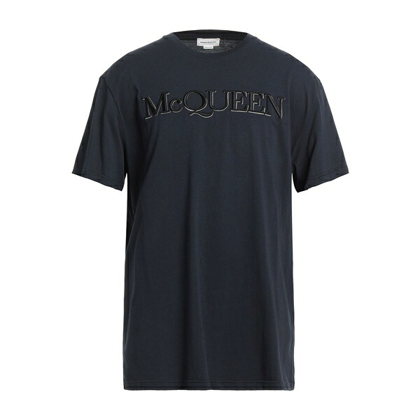 【送料無料】 マックイーン メンズ Tシャツ トップス T-shirts Blue