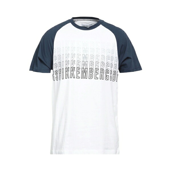 【送料無料】 ビッケンバーグス メンズ Tシャツ トップス T-shirts White