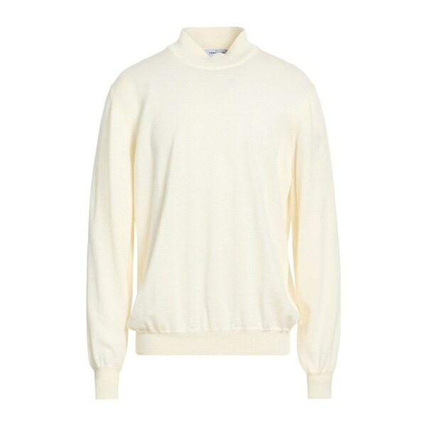 【送料無料】 グランサッソ メンズ ニット&セーター アウター Turtlenecks White