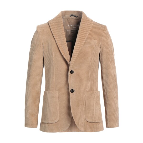 【送料無料】 チルコロ1901 メンズ ジャケット＆ブルゾン アウター Blazers Beige