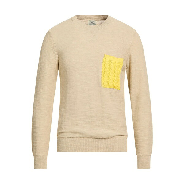 【送料無料】 エムキュージェイ メンズ ニット&セーター アウター Sweaters Beige