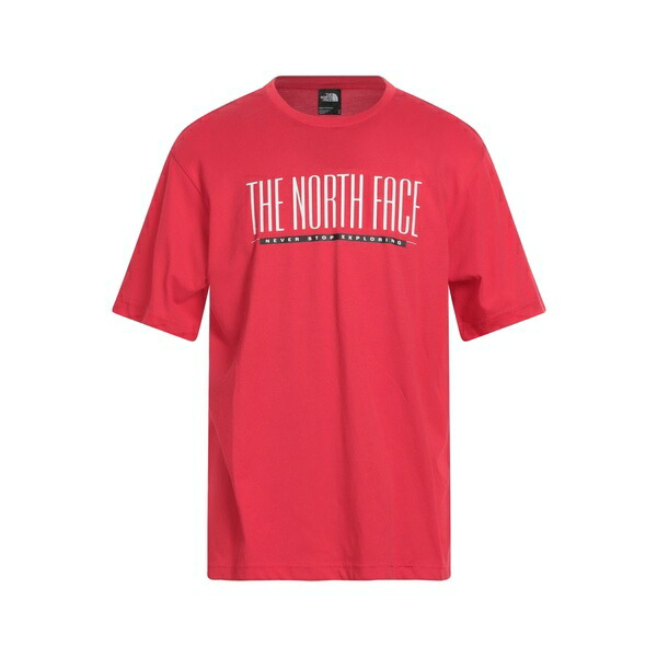 【送料無料】 ノースフェイス メンズ Tシャツ トップス T-shirts Red