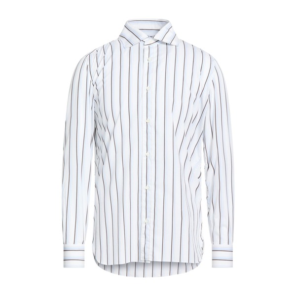【送料無料】 ルイジ ボレッリ ナポリ メンズ シャツ トップス Shirts White