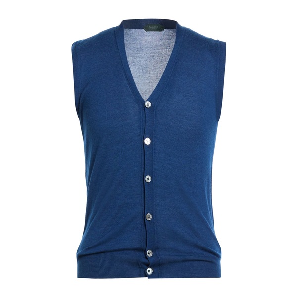 【送料無料】 ザノーネ メンズ カーディガン アウター Cardigans Blue