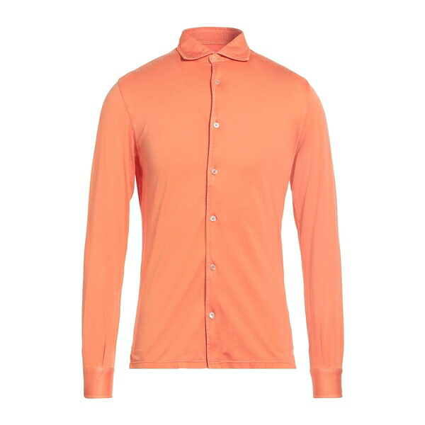 【送料無料】 フェデーリ メンズ シャツ トップス Shirts Orange|asty