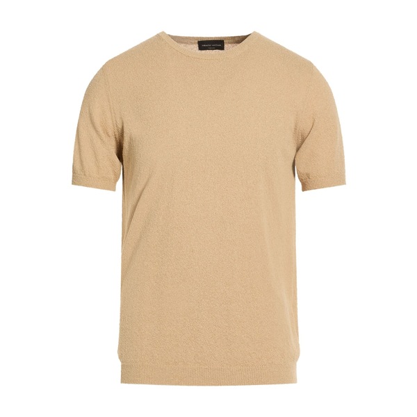 【貨物輸送無料】 ロベルトコリーナ メンズ 編み物\u0026プルオーバー アウター Sweaters Beige