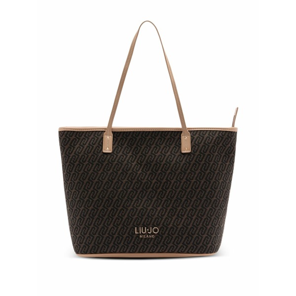 リュージョー レディース トートバッグ バッグ Monogram jacquard tote bag Brown｜asty 32,370円