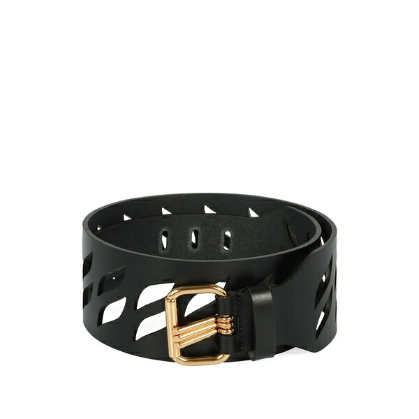 エトロ レディース 三尺帯 付属物 Leather belt Black