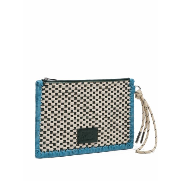 ビンバ イ ローラ レディース 紙入れ 付属品 Woven drawstring wallet Neutrals