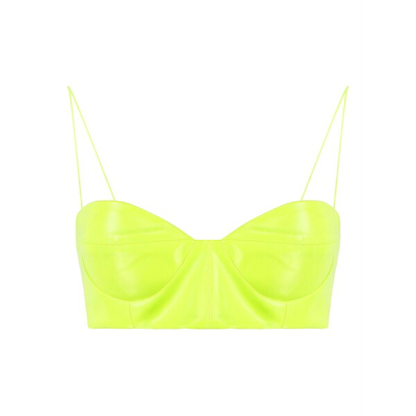 アレックスぺりー レディース カットソー トップス Spaghetti-strap top Yellow