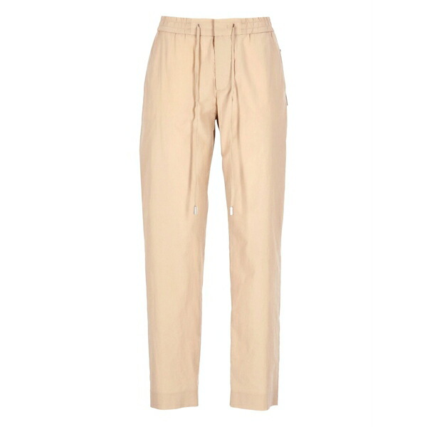 PTトリノ レディース カジュアルパンツ ボトムス Drawstring-waist cotton trousers Neutrals|asty