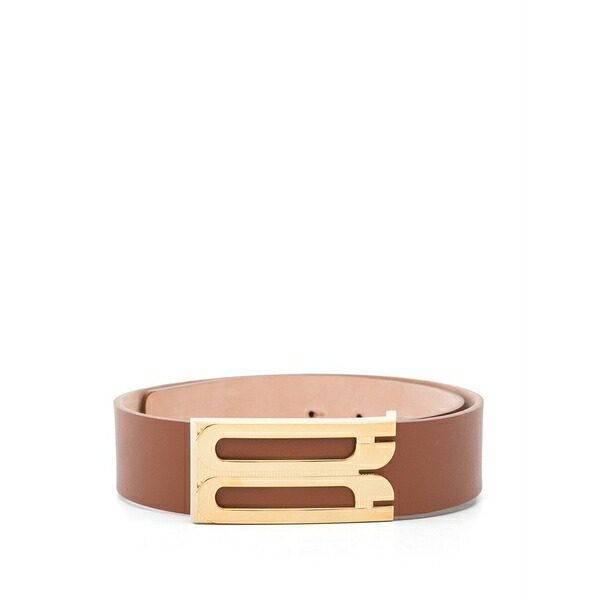 ヴィクトリア ベッカム レディース 胴締め 佩び物 Jumbo frame belt Brown